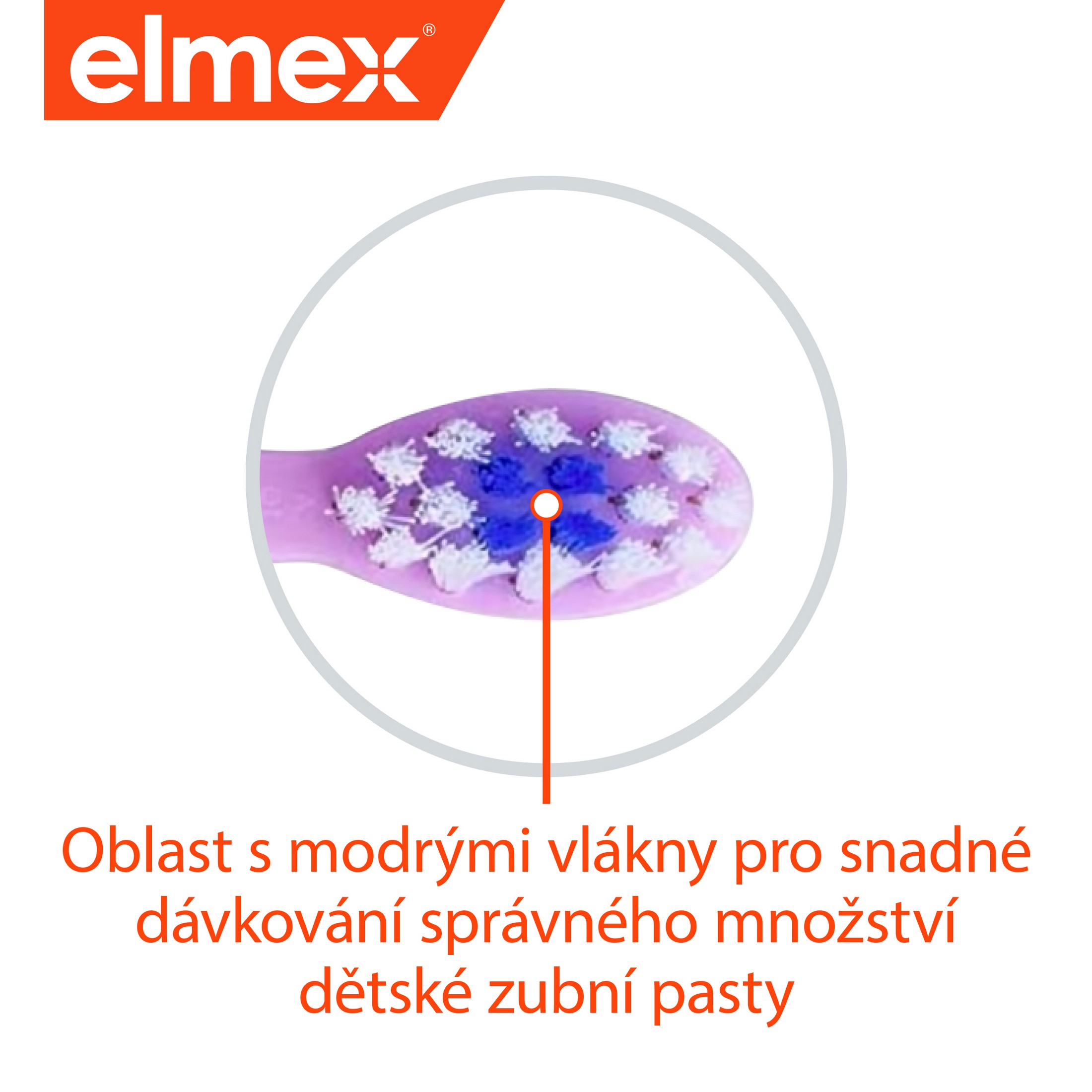 Elmex zubní kartáček dětský cvičný (0-3)