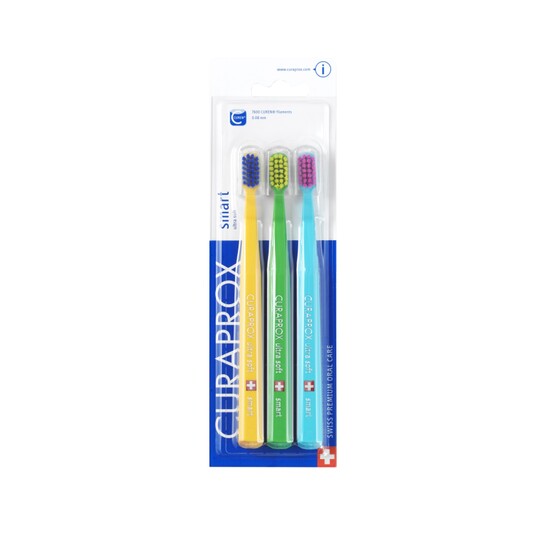 Curaprox CS 7600 Ultrasoft SMART zubní kartáček 3 ks