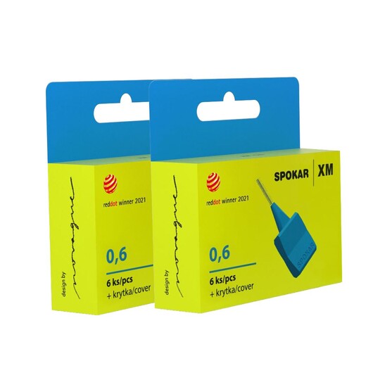 Spokar XM 0,6 mezizubní kartáček 2×6 ks