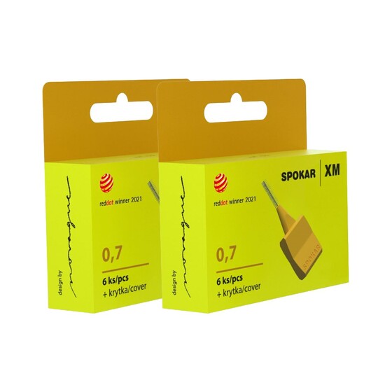 Spokar XM 0,7 mezizubní kartáček 2×6 ks
