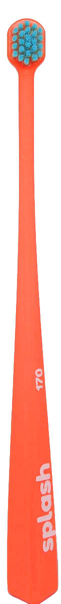 Splash Brush 170 zubní kartáček světle červený