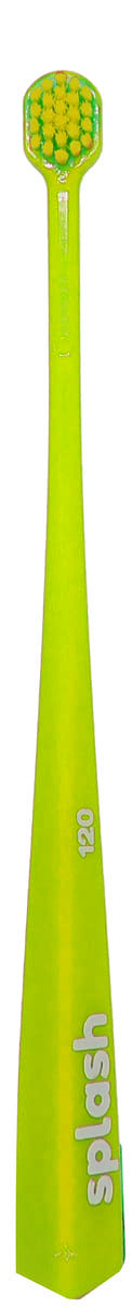 Splash Brush 120 zubní kartáček světle zelený