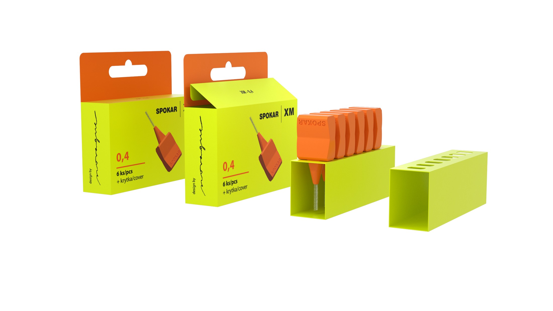 Spokar XM 0,4 mezizubní kartáček 2×6 ks