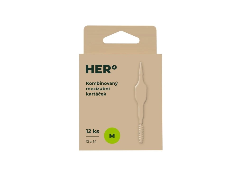 Herbadent HERo M mezizubní kartáček 12 ks