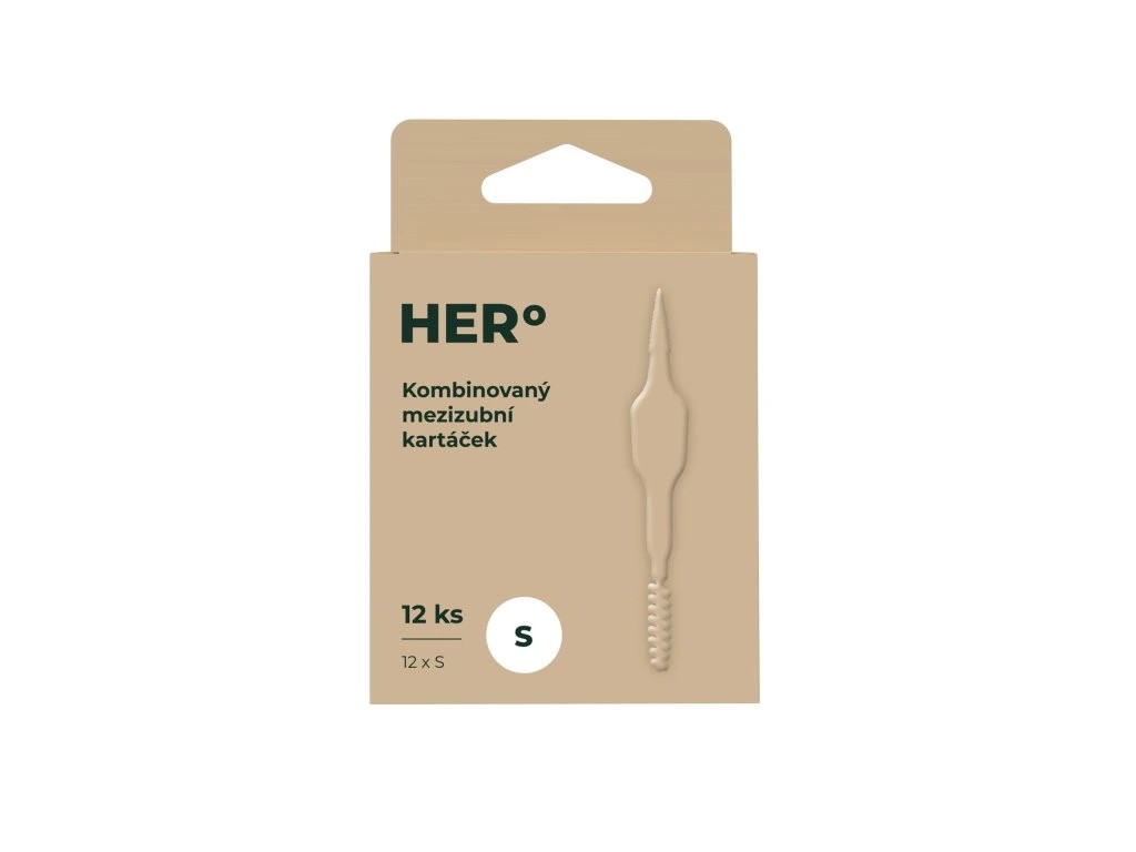 Herbadent HERo S mezizubní kartáček 12 ks