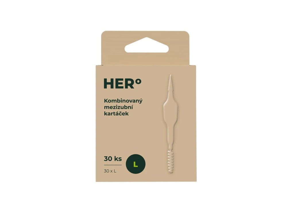 Herbadent HERo L mezizubní kartáček 30 ks