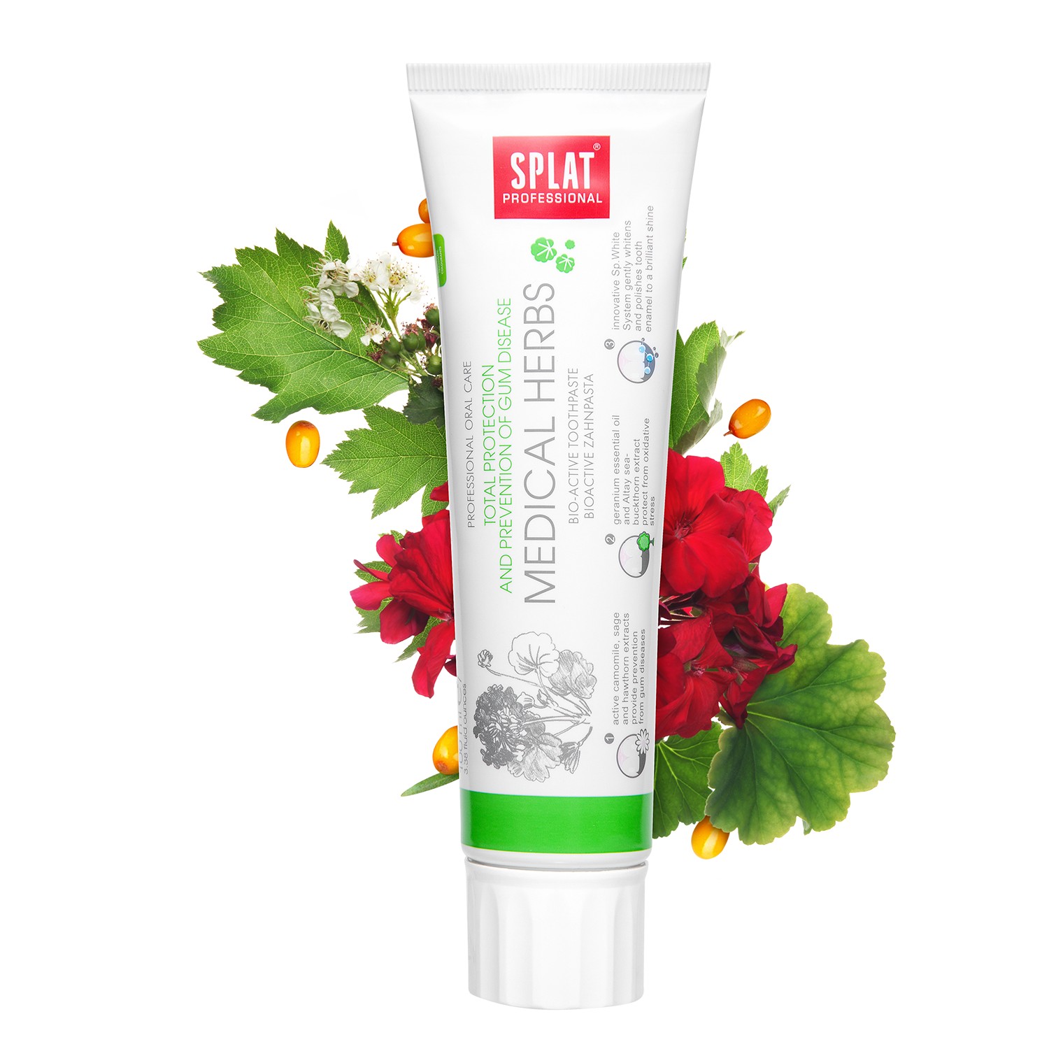 Splat Professional Medical Herbs zubní pasta 2×100 ml