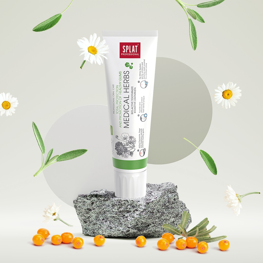 Splat Professional White Plus zubní pasta 2×100 ml