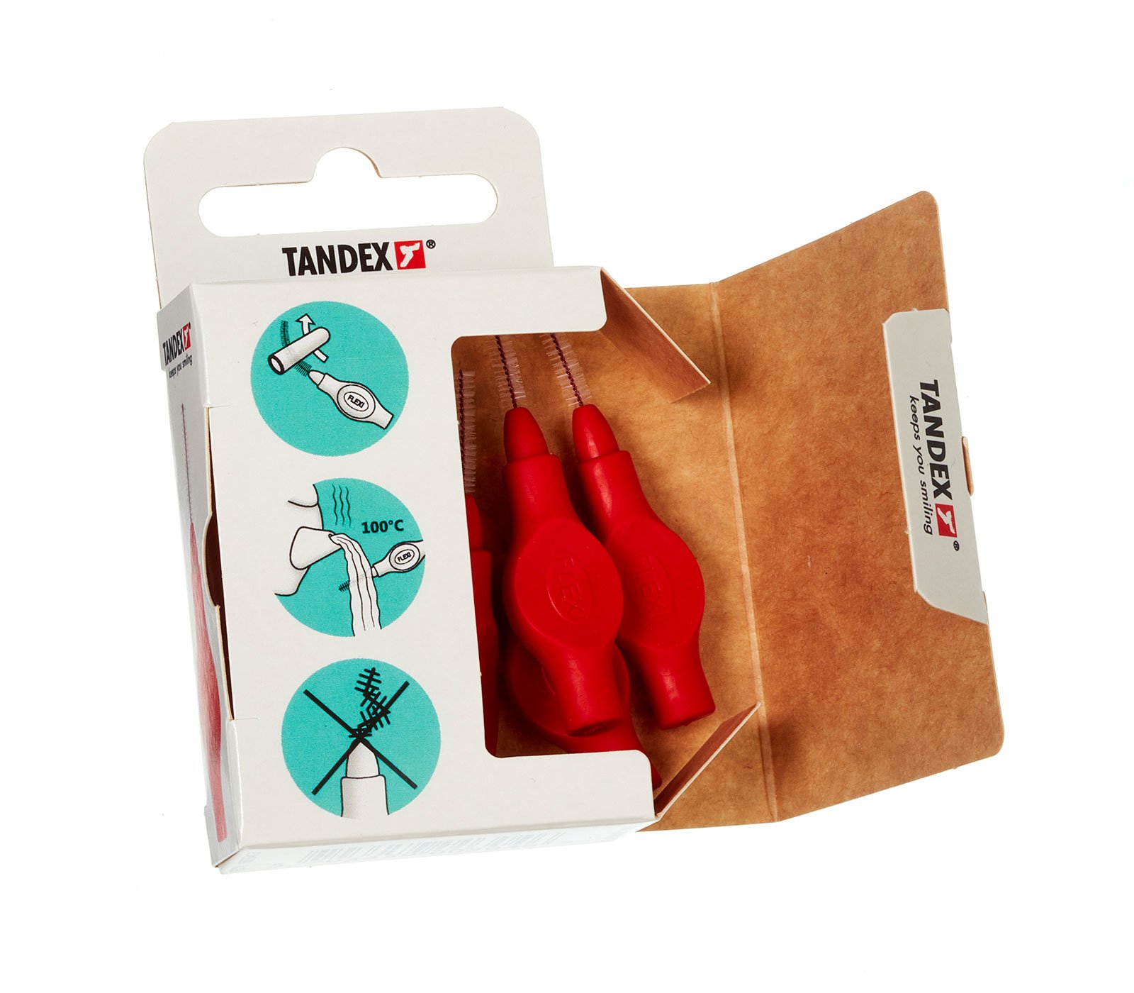 Tandex Flexi 0,9 Ruby mezizubní kartáček 6 ks