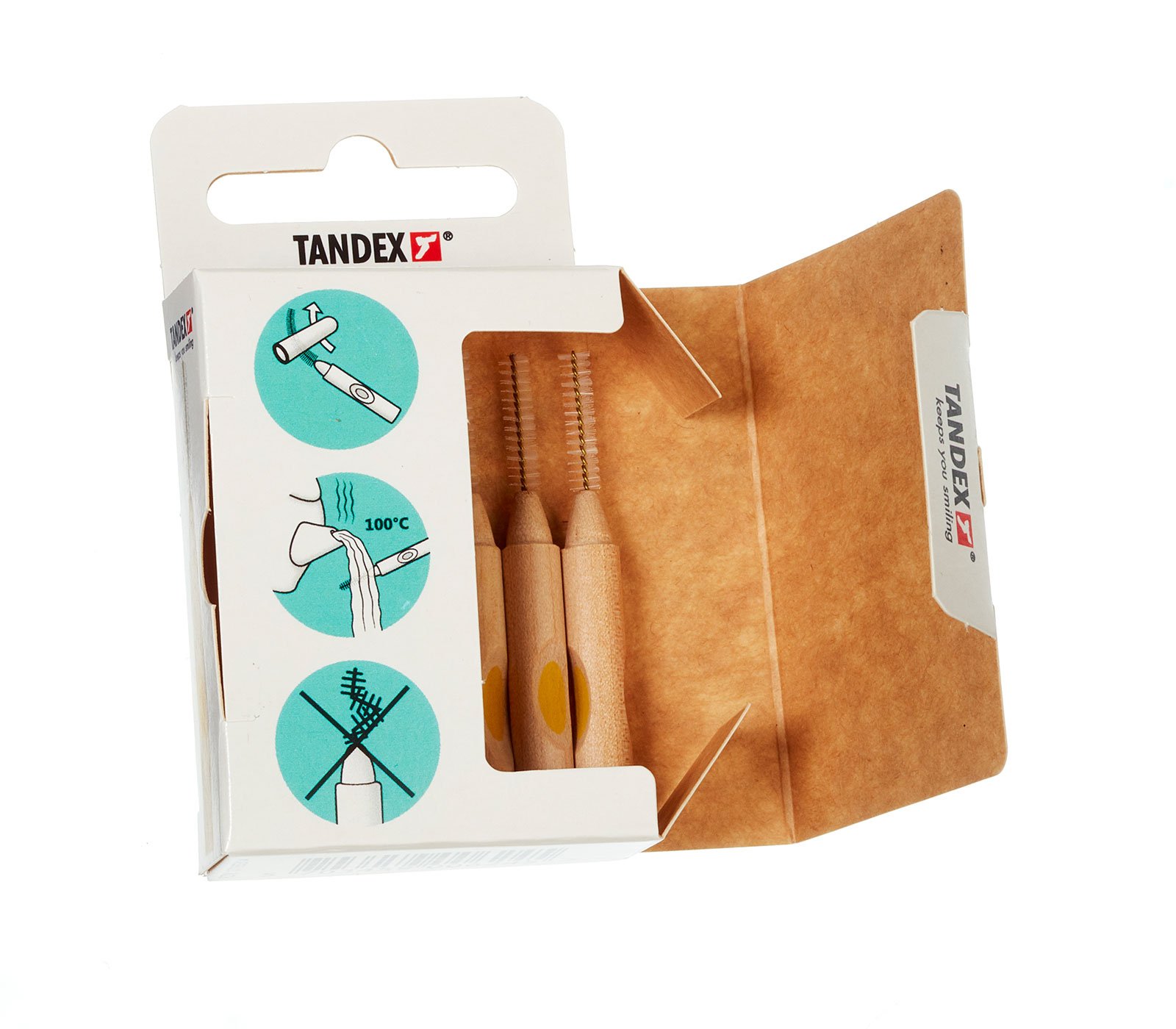 Tandex Woodi 1,1 Lemon mezizubní kartáček 6 ks