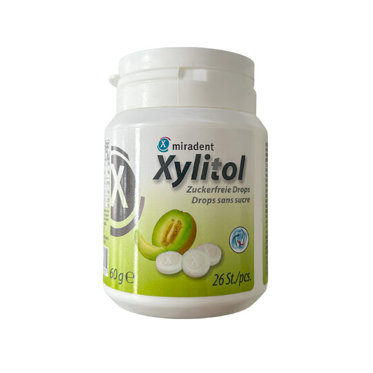 Miradent Xylitol pastilky MELOUN 26 ks