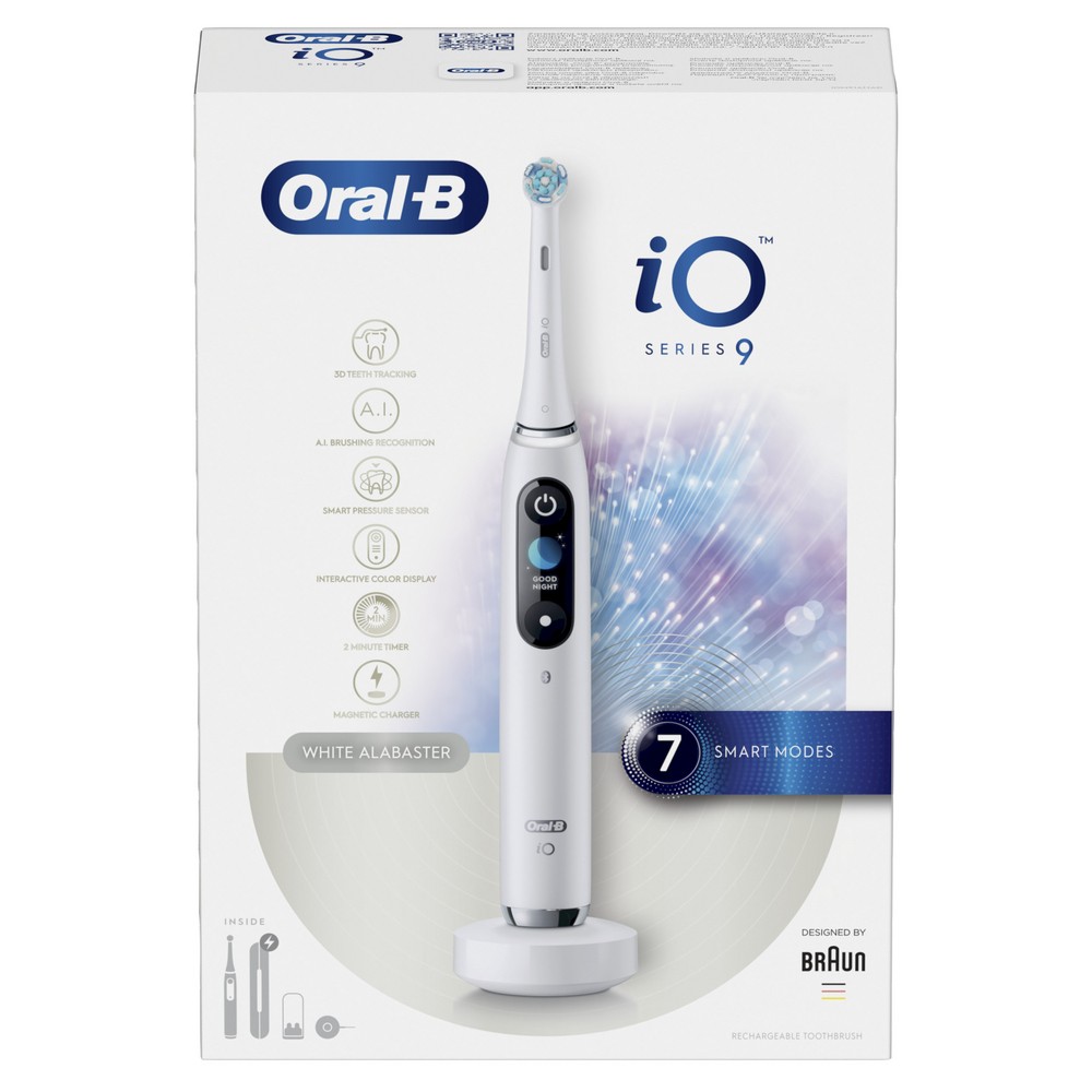 Oral-B iO Series 9 White Alabaster magnetický kartáček