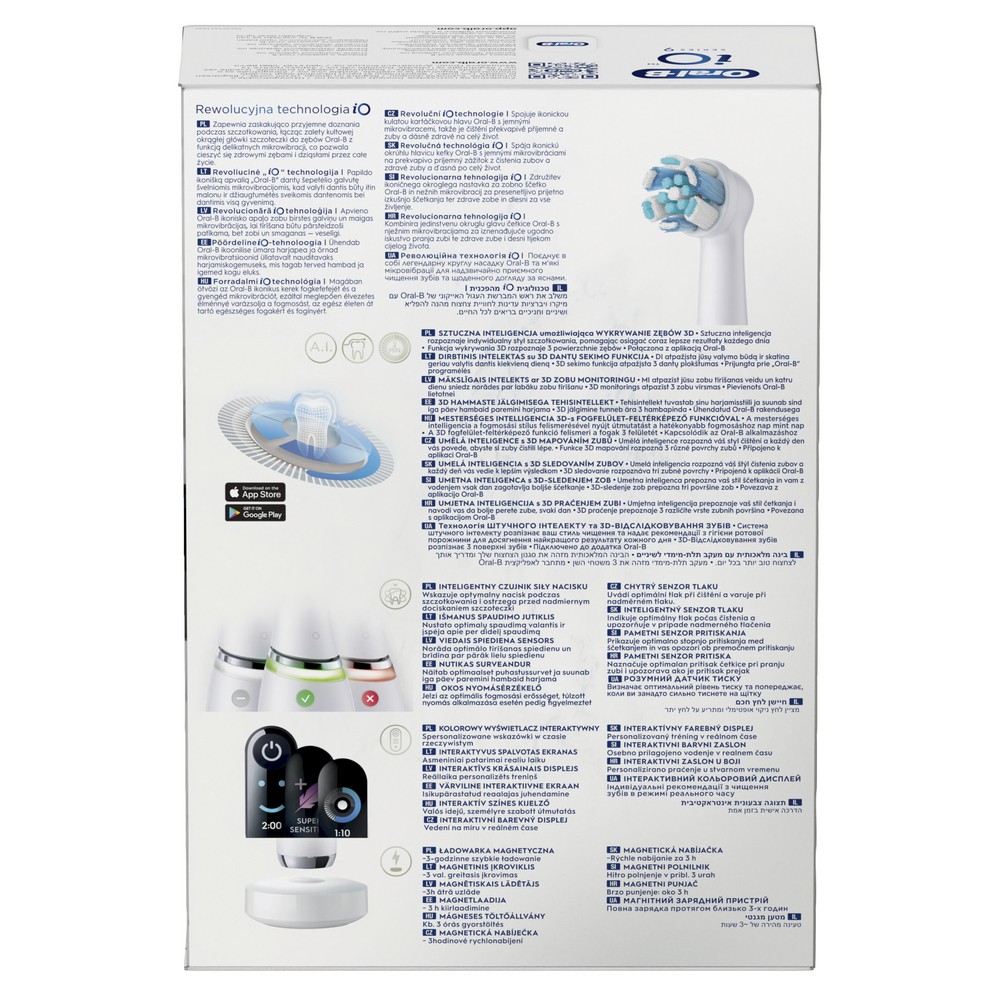 Oral-B iO Series 9 White Alabaster magnetický kartáček
