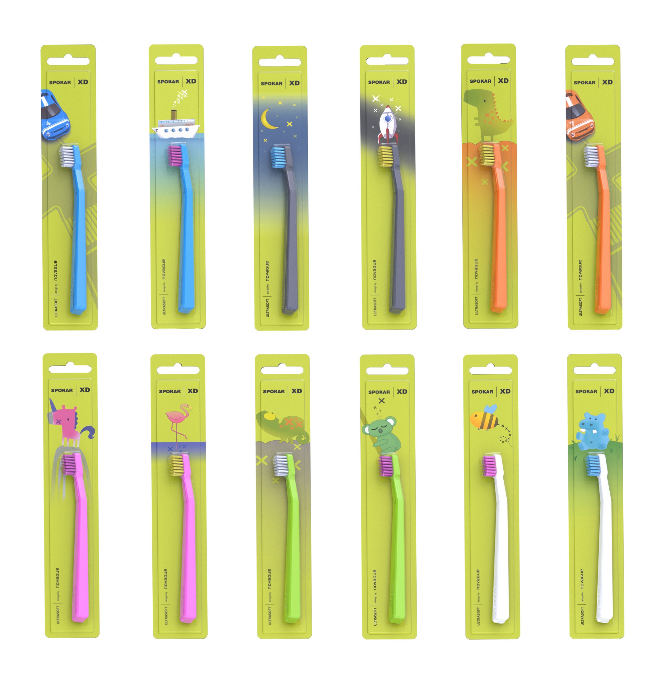Spokar XD 3435 Kids dětský zubní kartáček