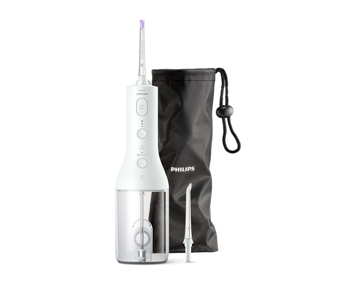 Philips Sonicare HX3826/31 Power Flosser White cestovní ústní sprcha