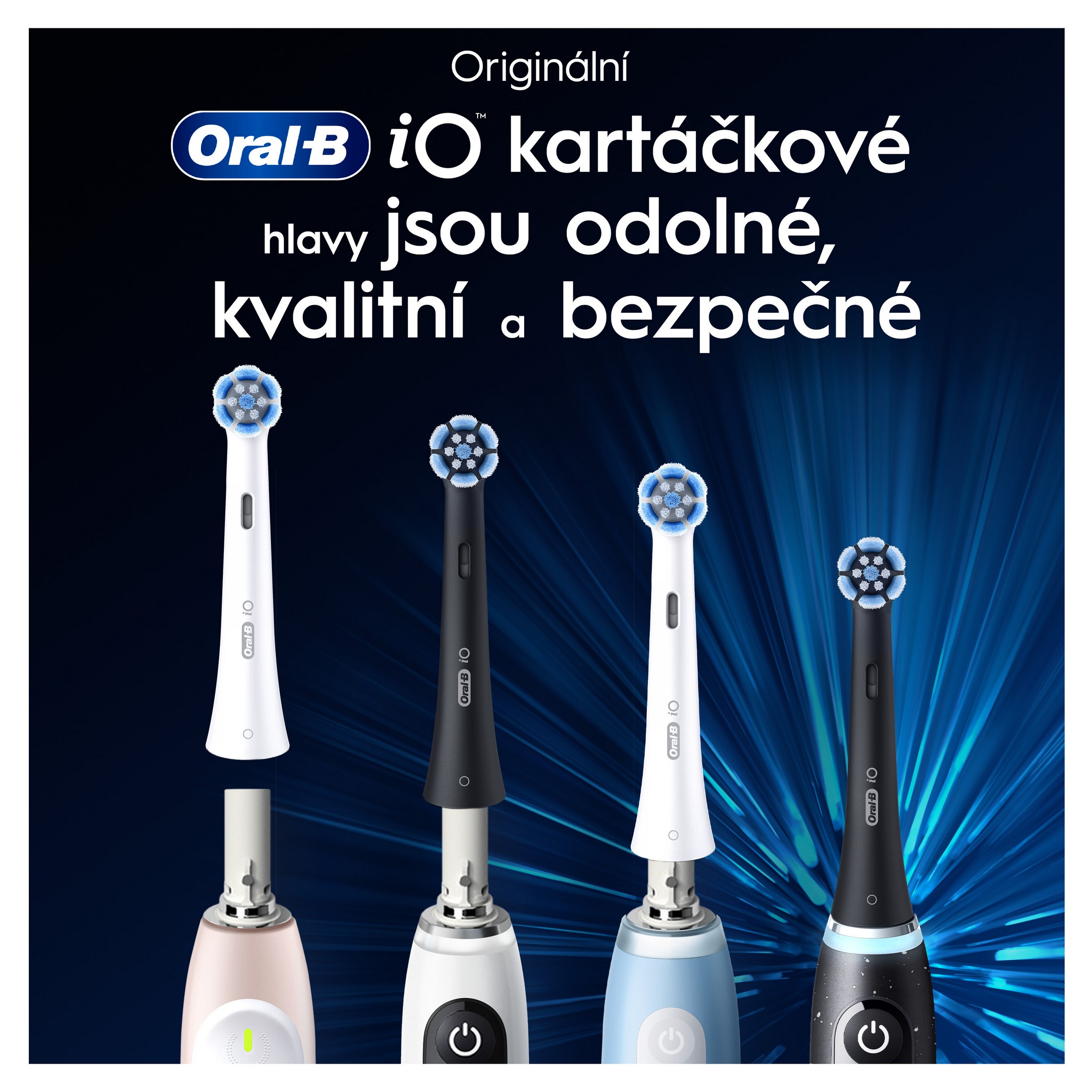 Oral-B iO Gentle Care Black náhradní hlavice 2 ks