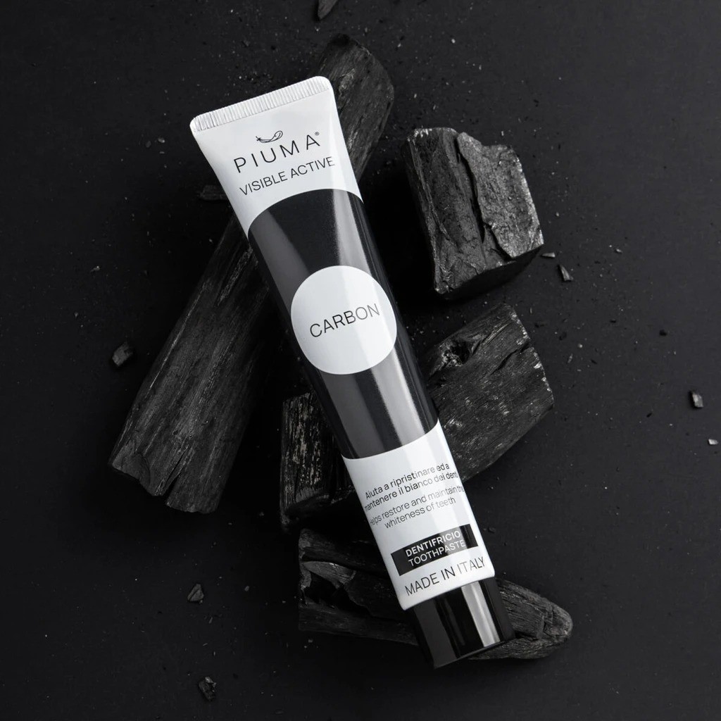 Piuma Active Carbone zubní pasta 75 ml