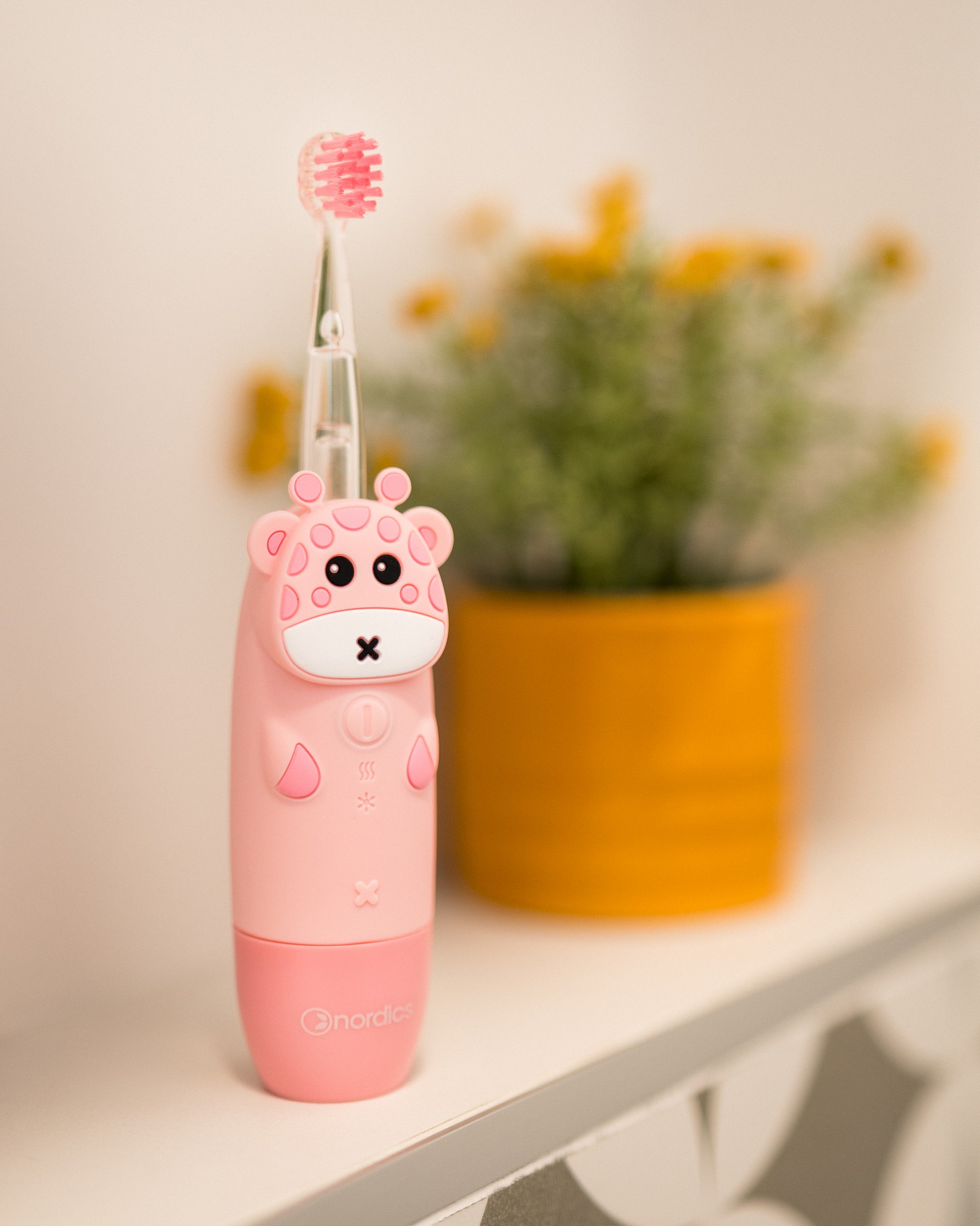 Nordics Expert Kids Sonic CA910 Pink dětský sonický kartáček