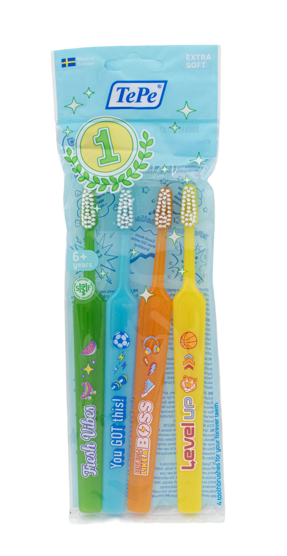 TePe Select Compact x-soft dětský kartáček, 4 ks