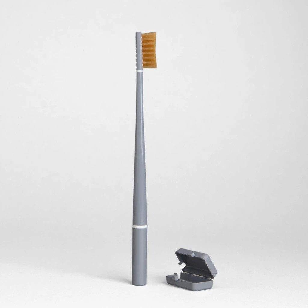 Piuma Asphalt Grey Vit C zubní kartáček