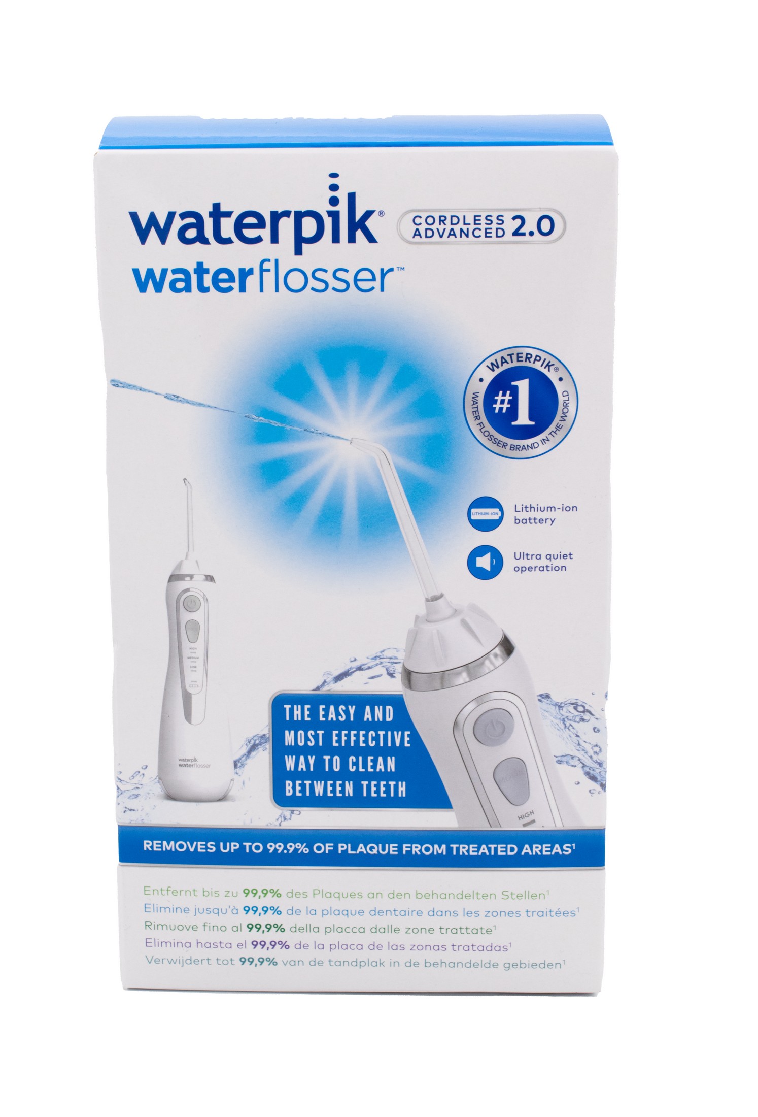 Waterpik Cordless Advanced WP580 White cestovní ústní sprcha