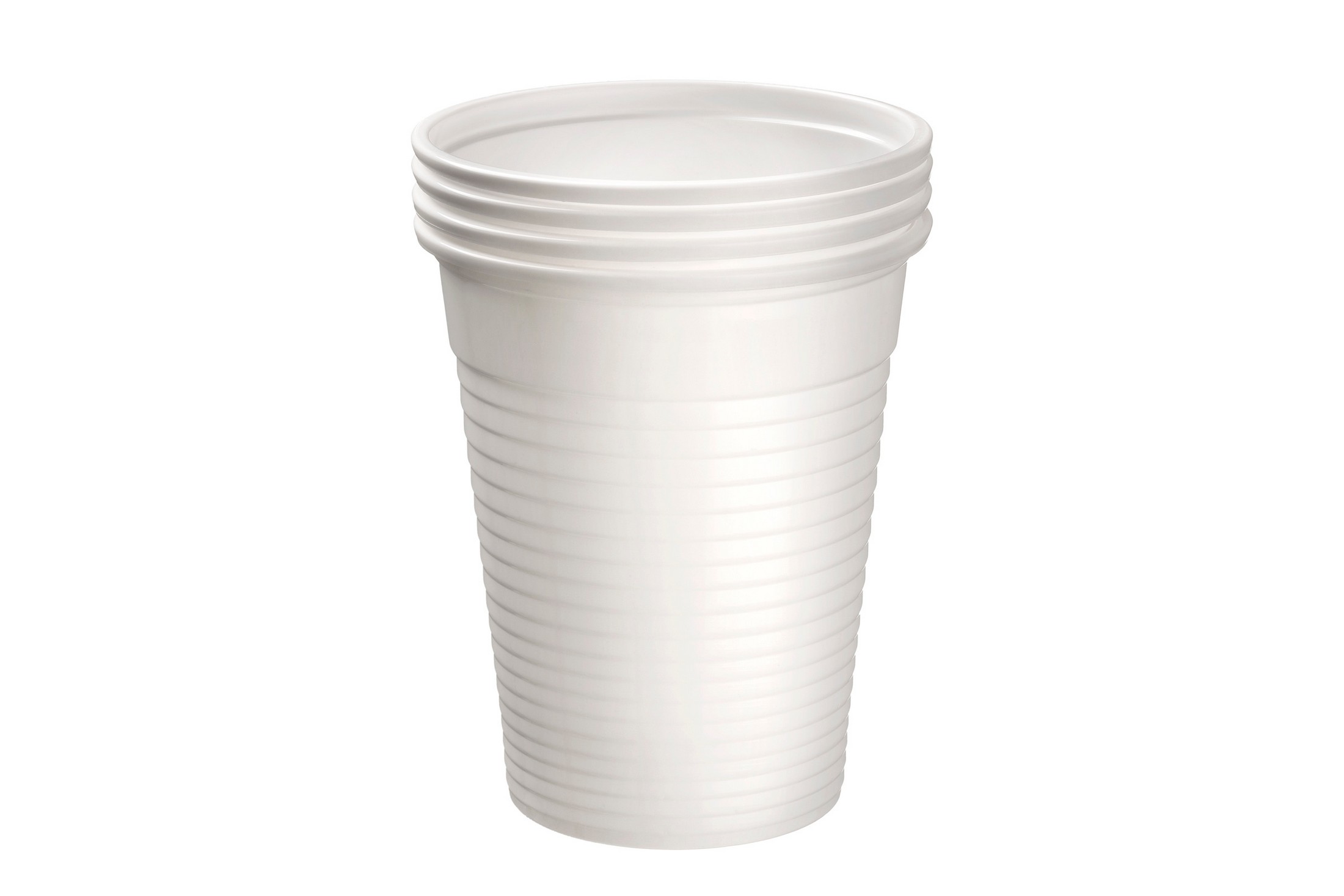 Akzenta Top Cups White plastové jednorázové kelímky 50 ks