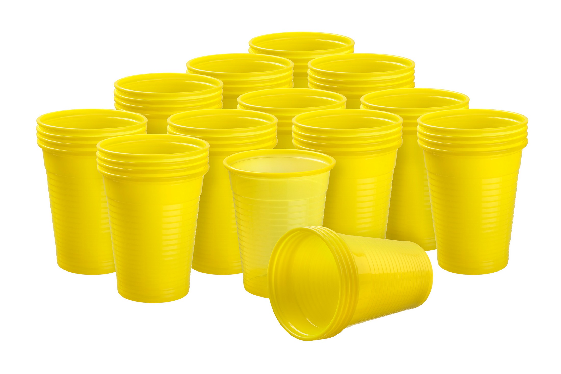 Akzenta Top Cups Yellow plastové jednorázové kelímky 50 ks