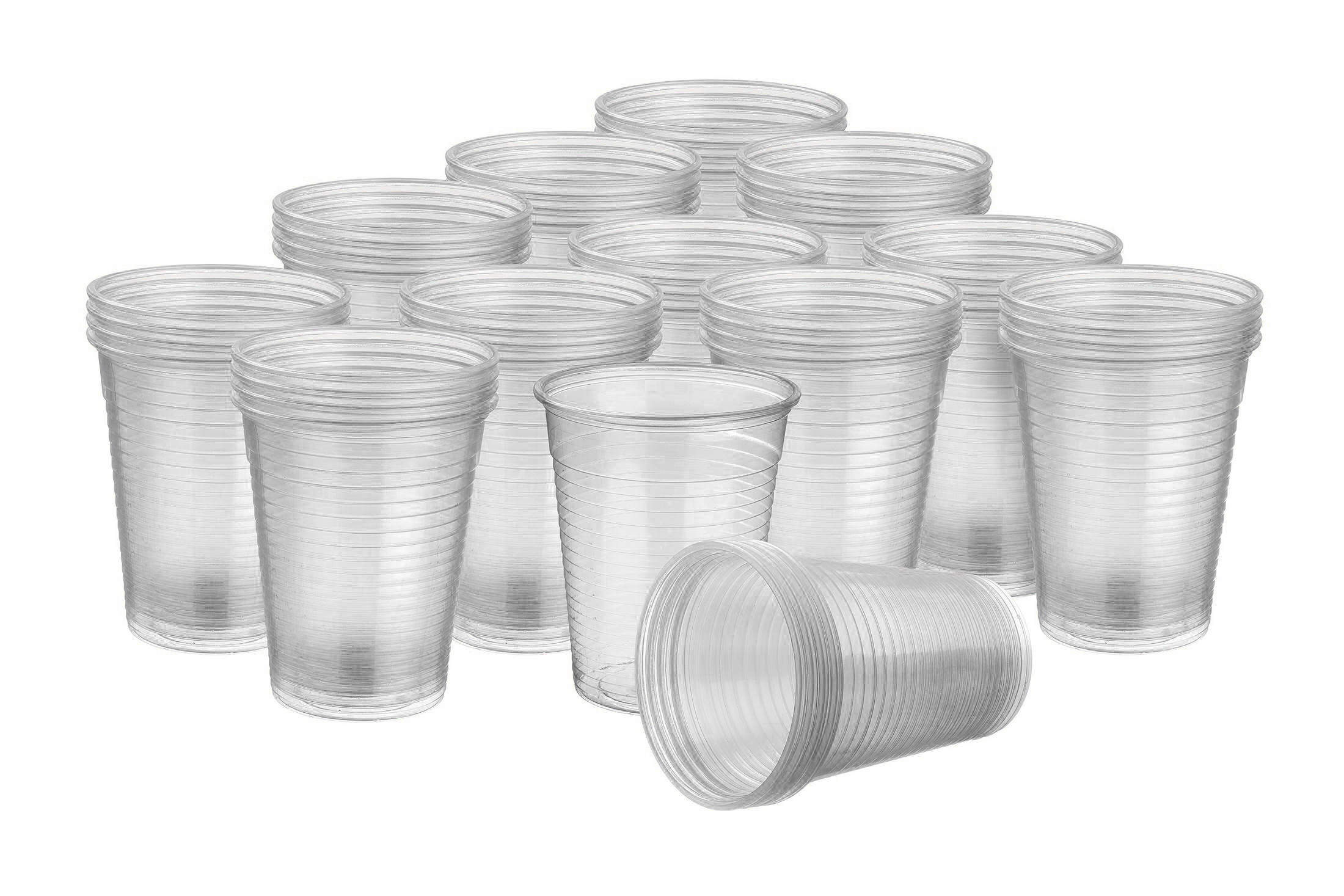Akzenta Top Cups Transparent plastové jednorázové kelímky 50 ks