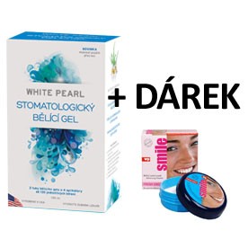 White Pearl domácí bělicí set 130 ml + DÁREK bělicí pudr - POŠKOZENÝ OBAL