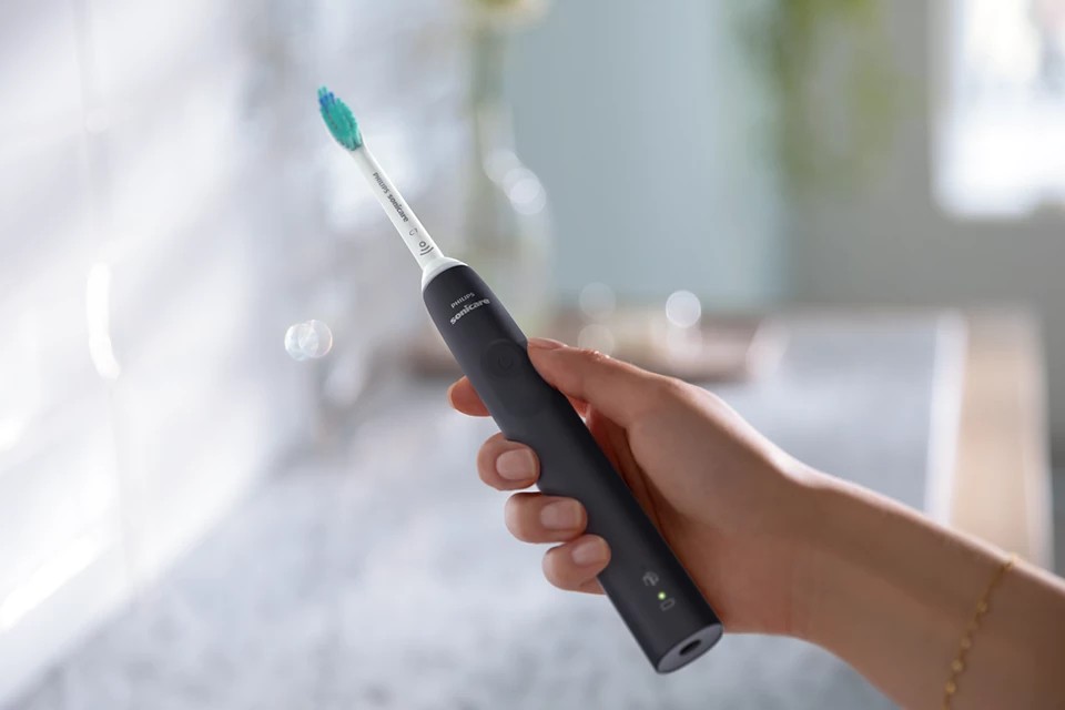Philips Sonicare 3100 HX3671/14 Black sonický kartáček