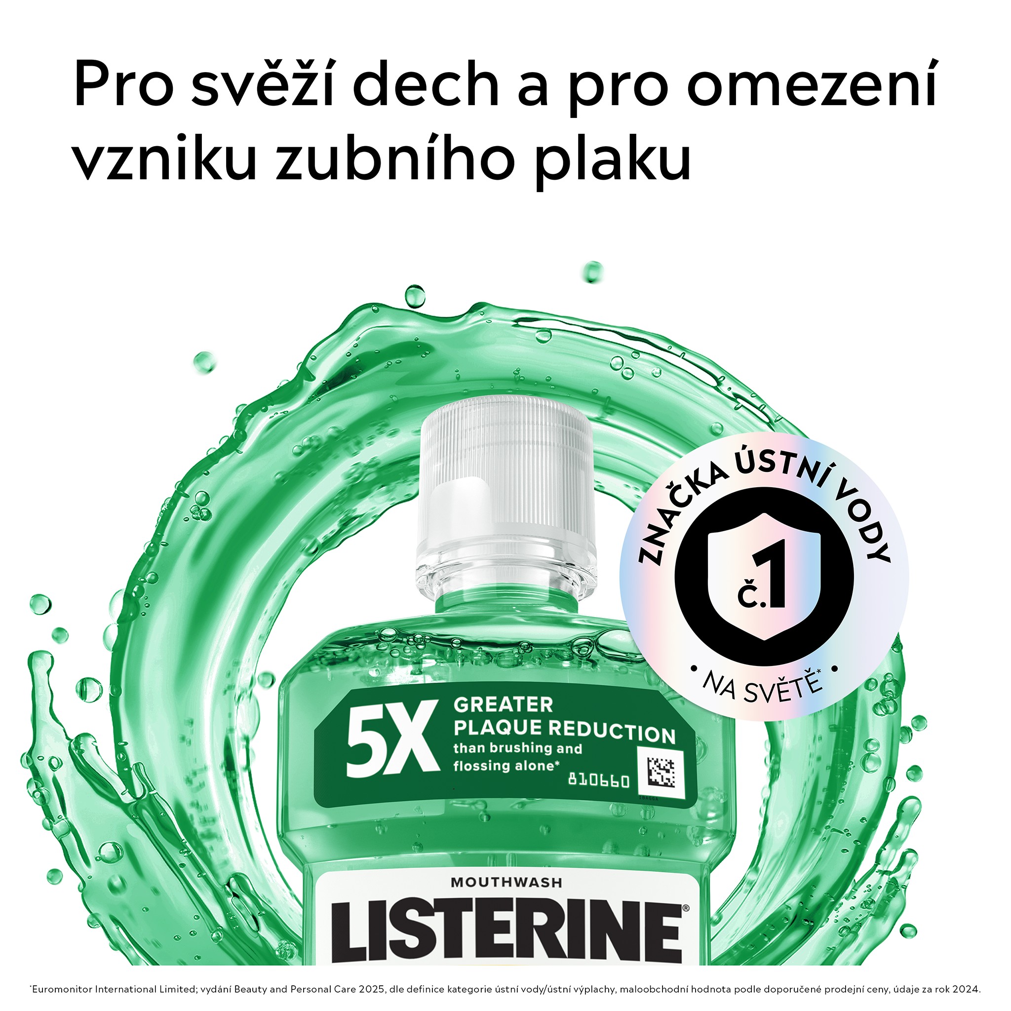 Listerine Fresh Burst ústní voda 250 ml - -