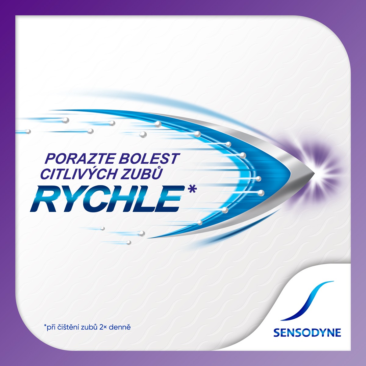 Sensodyne Rapid zubní pasta 3x75ml