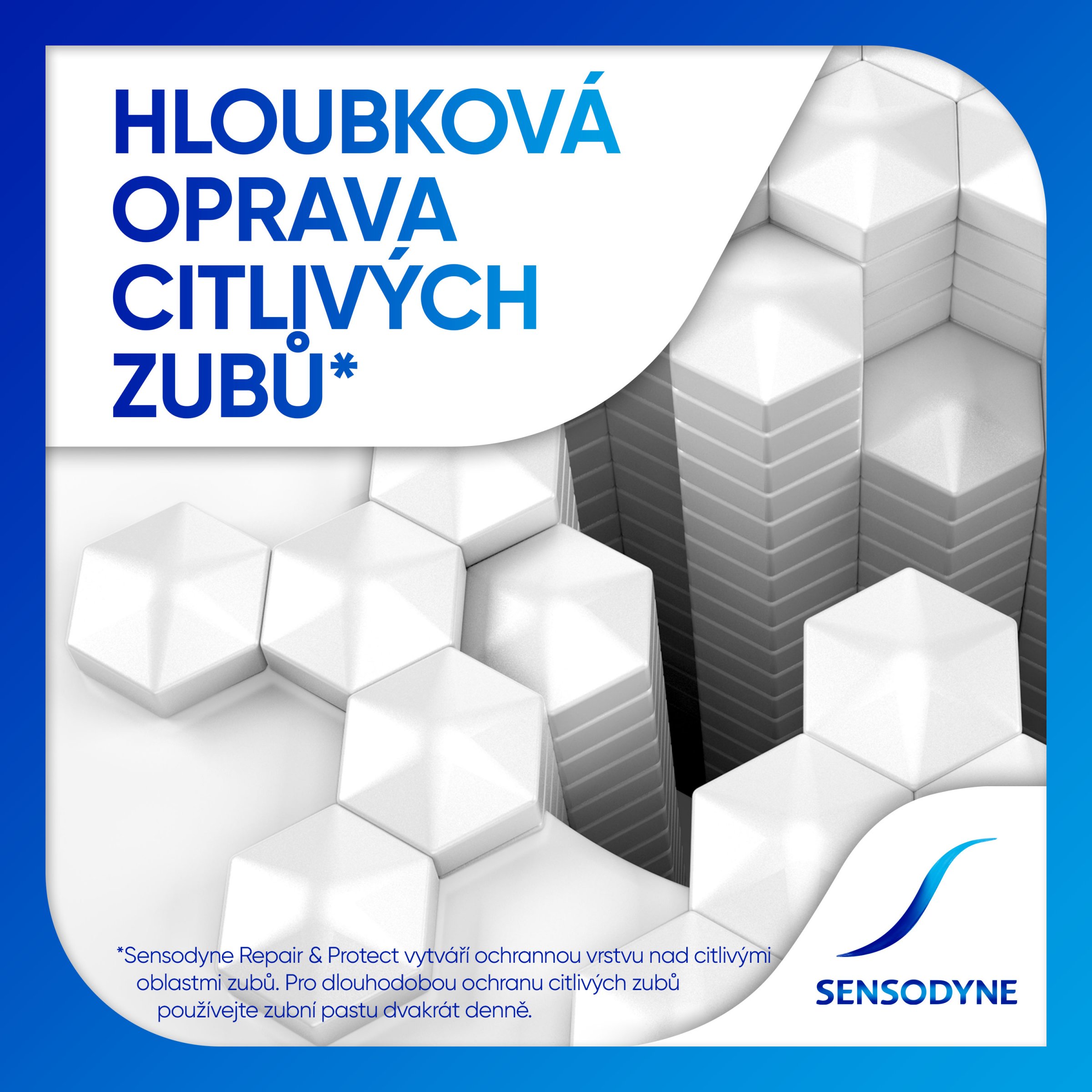 Sensodyne Repair&Protect Whitening zubní pasta 3x75 ml
