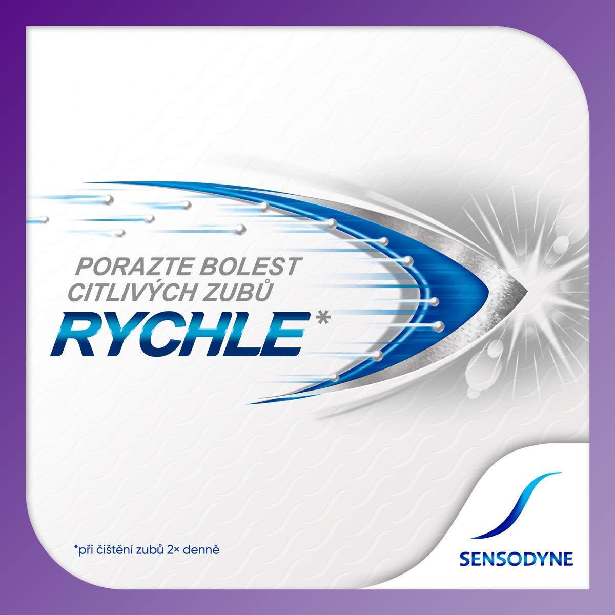 Sensodyne Rapid Whitening zubní pasta 75 ml