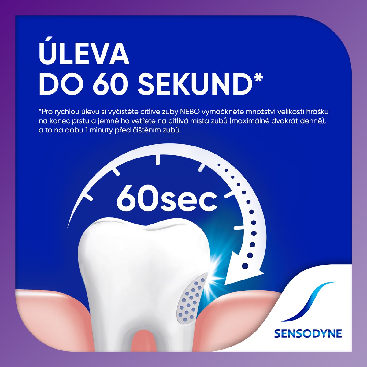 Sensodyne Rapid Whitening zubní pasta 75 ml