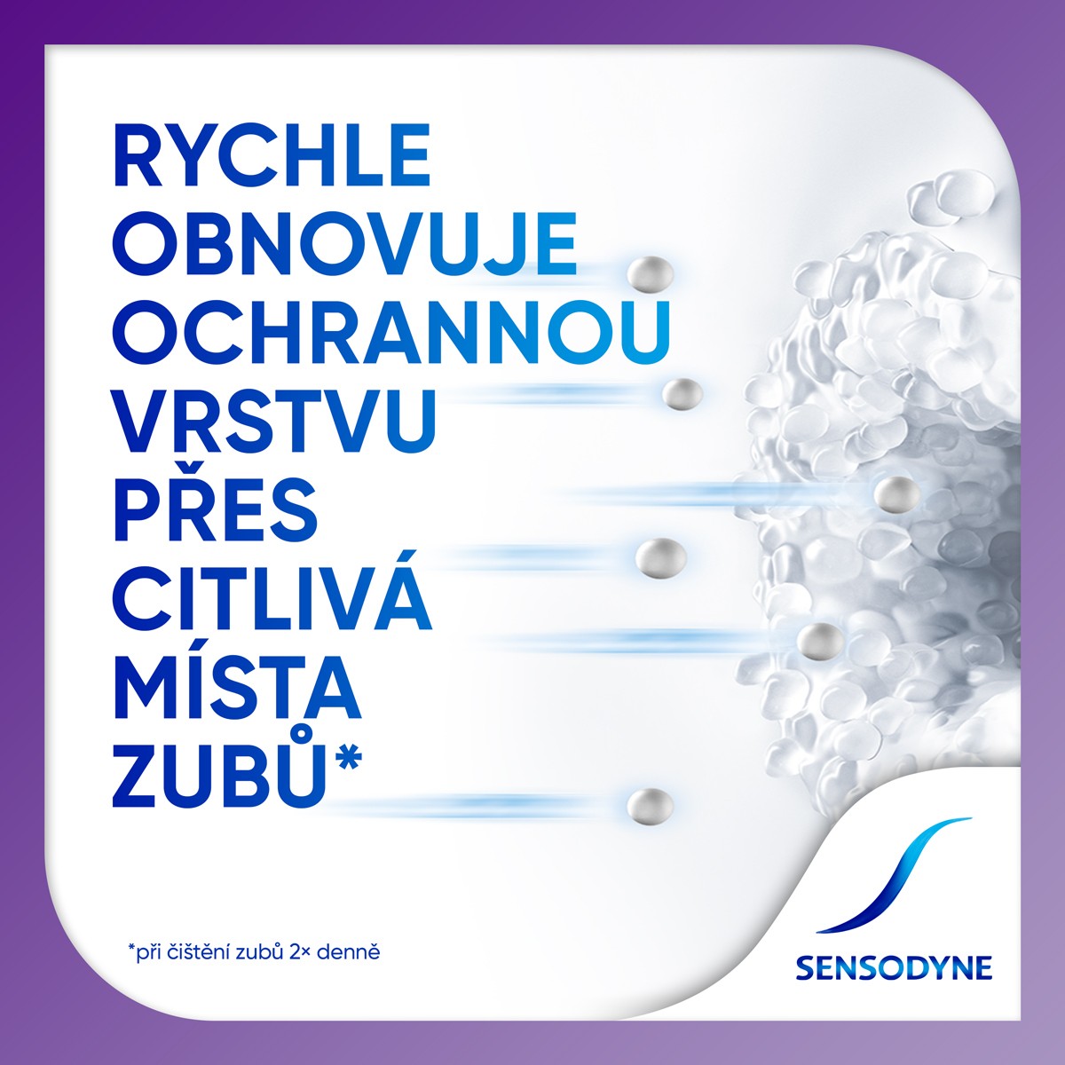 Sensodyne Rapid Whitening zubní pasta 75 ml