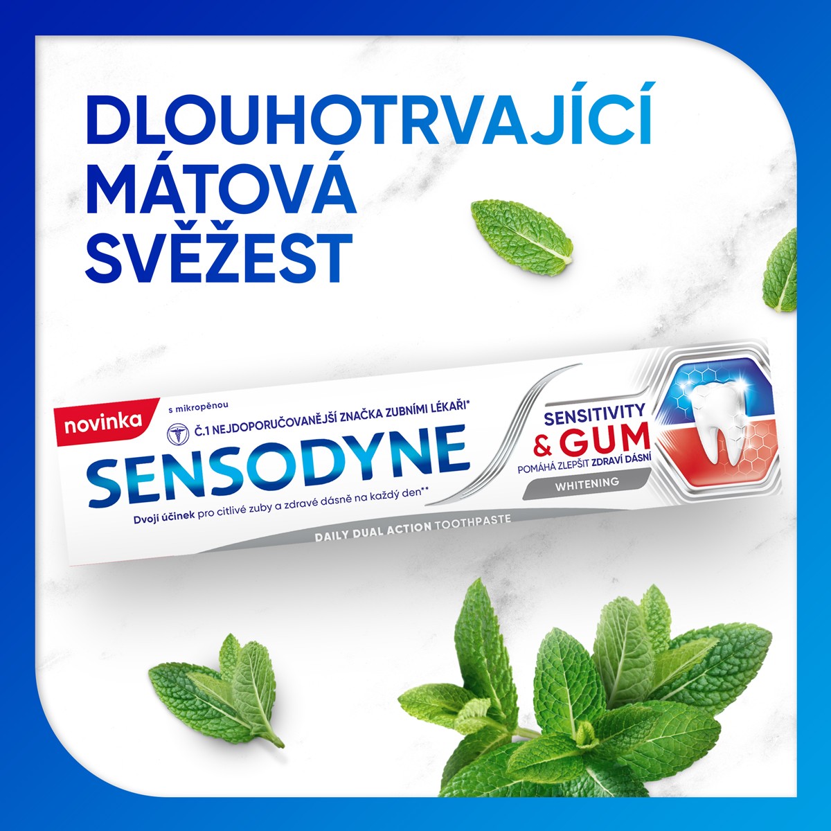 Sensodyne Sensitivity&Gum Whitening zubní pasta 75ml