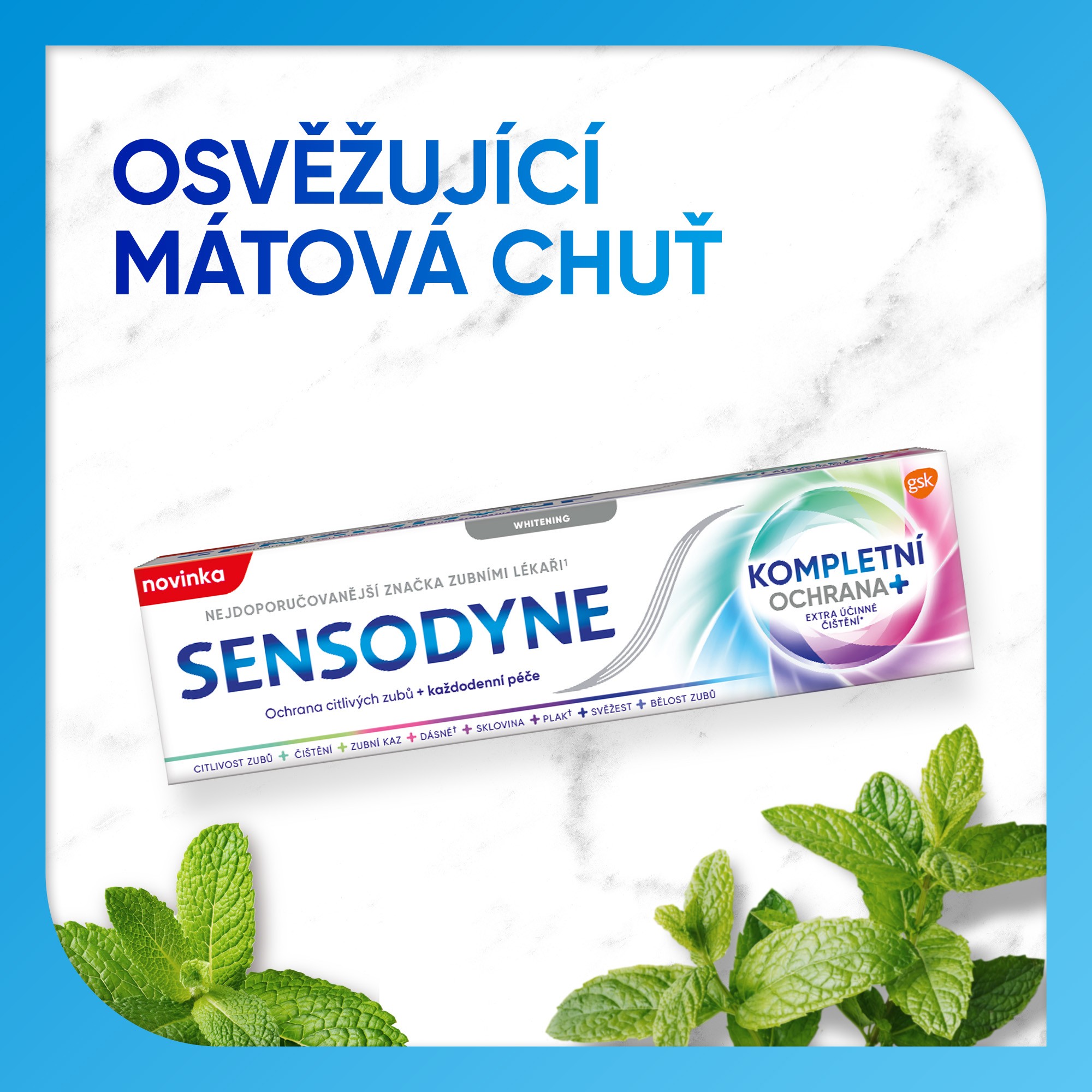 Sensodyne Complete Whitening zubní pasta 75 ml