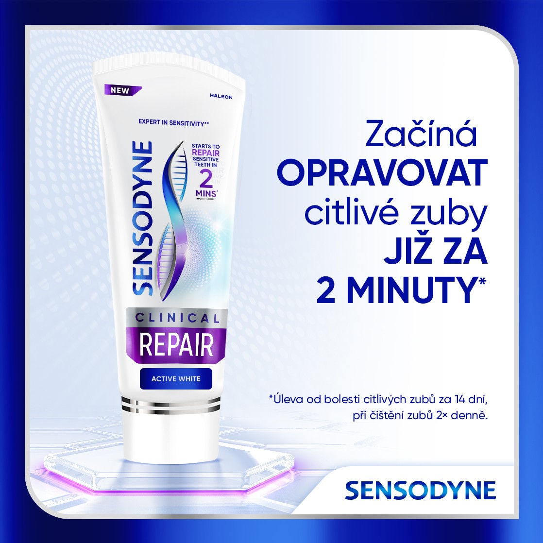 Sensodyne Clinical Repair Active White zubní pasta 75 ml
