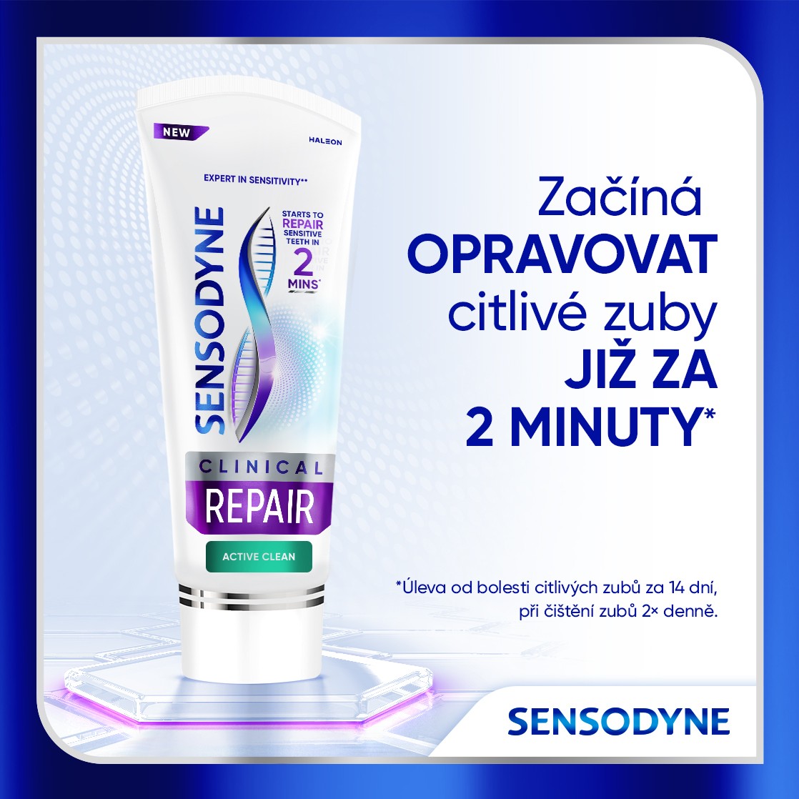 Sensodyne Clinical Repair Active Clean zubní pasta 75 ml