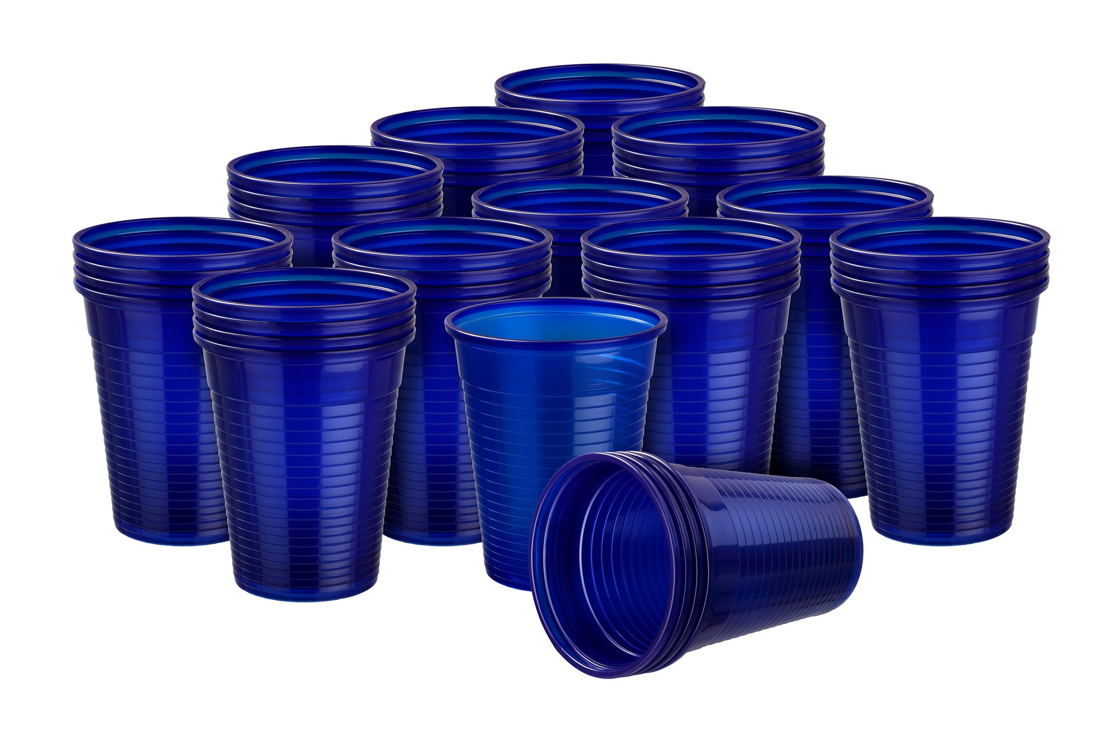 Akzenta Top Cups Dark Blue plastové jednorázové kelímky 50 ks