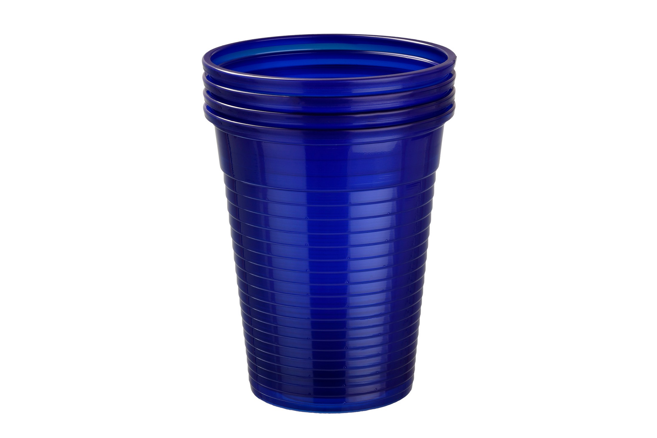 Akzenta Top Cups Dark Blue plastové jednorázové kelímky 50 ks