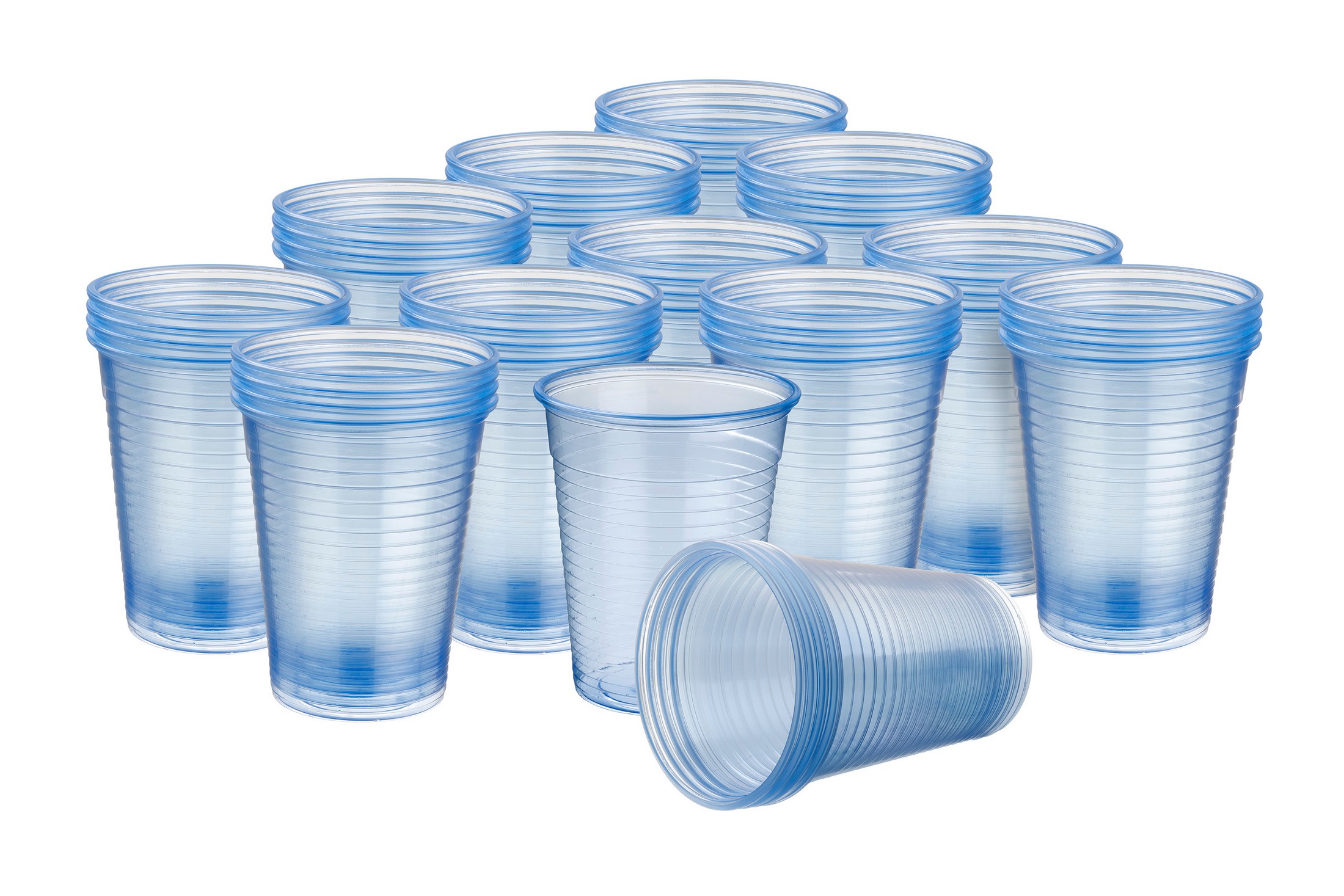 Akzenta Top Cups Aqua Blue plastové jednorázové kelímky 50 ks