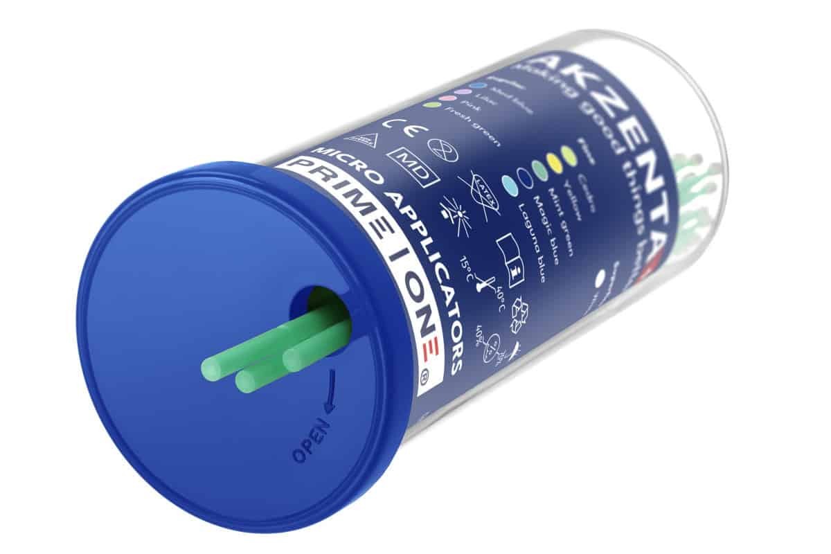 Akzenta Fine Mint Green mikroaplikátor 4×100 ks