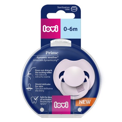 Lovi Prime 0-6 dudlík - Lilac