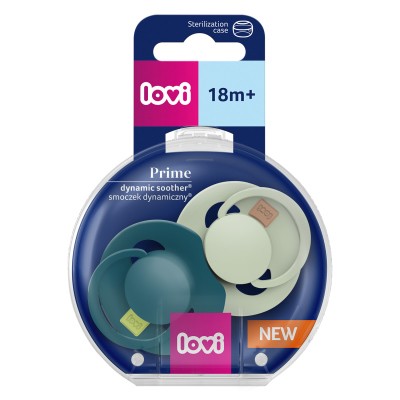 Lovi Prime 18m+ Pistachio/Green dudlík 2 ks