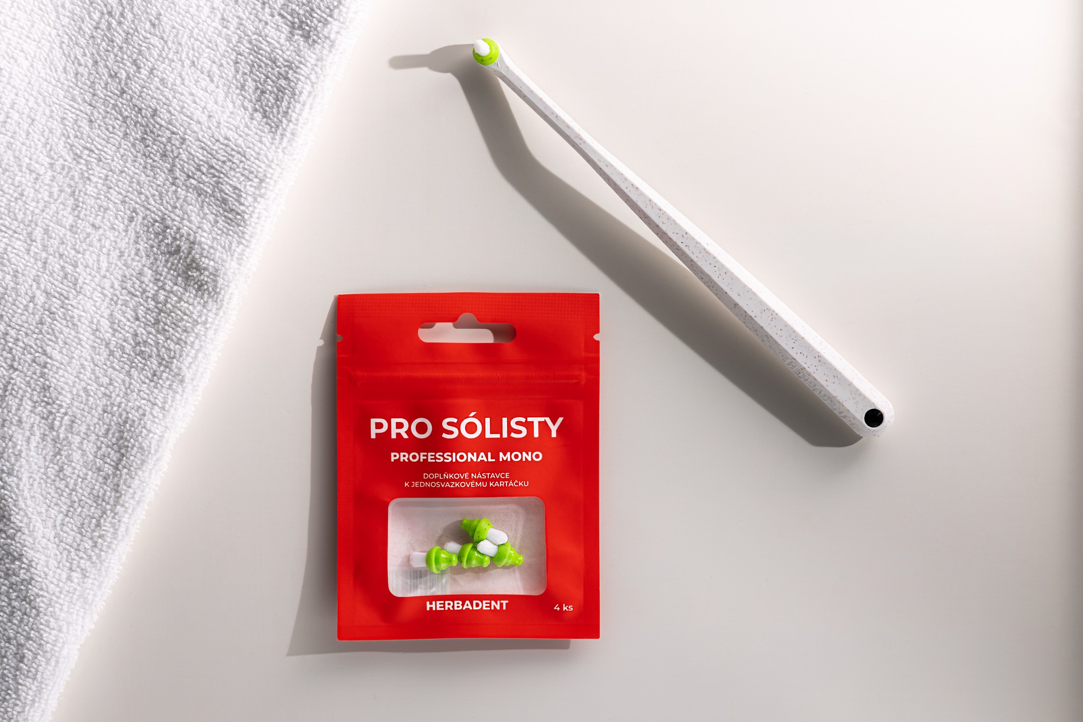 Herbadent Professional mono náhradní hlavice 4 ks