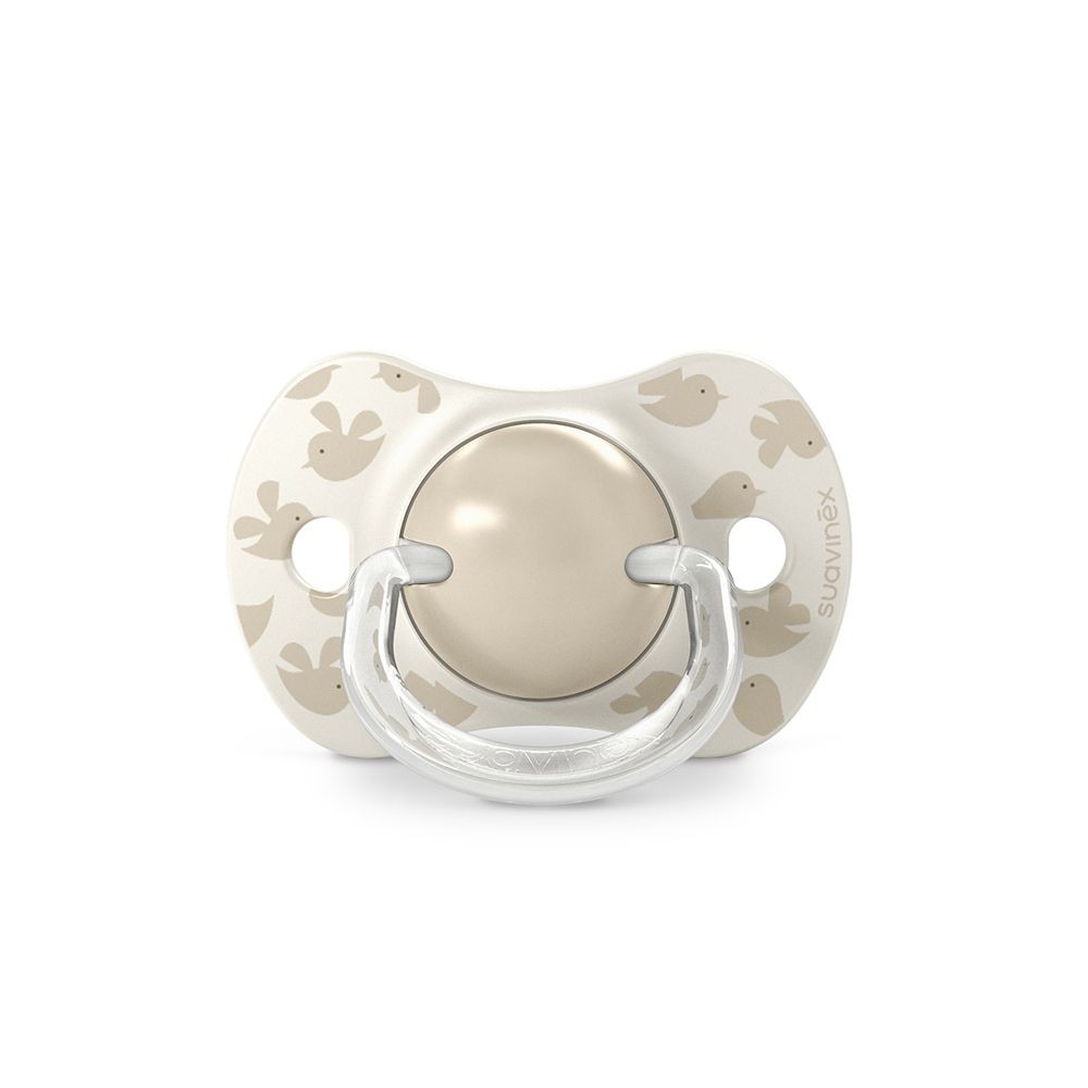 Suavinex SX PRO 6-18 m Birdies dudlík 2 ks - krémový