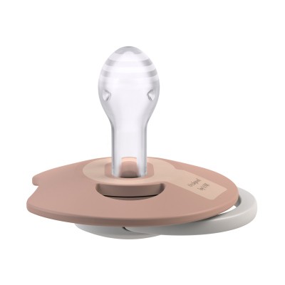 Lovi Prime 6-18 Ivory/Blush svíticí dudlík 2 ks