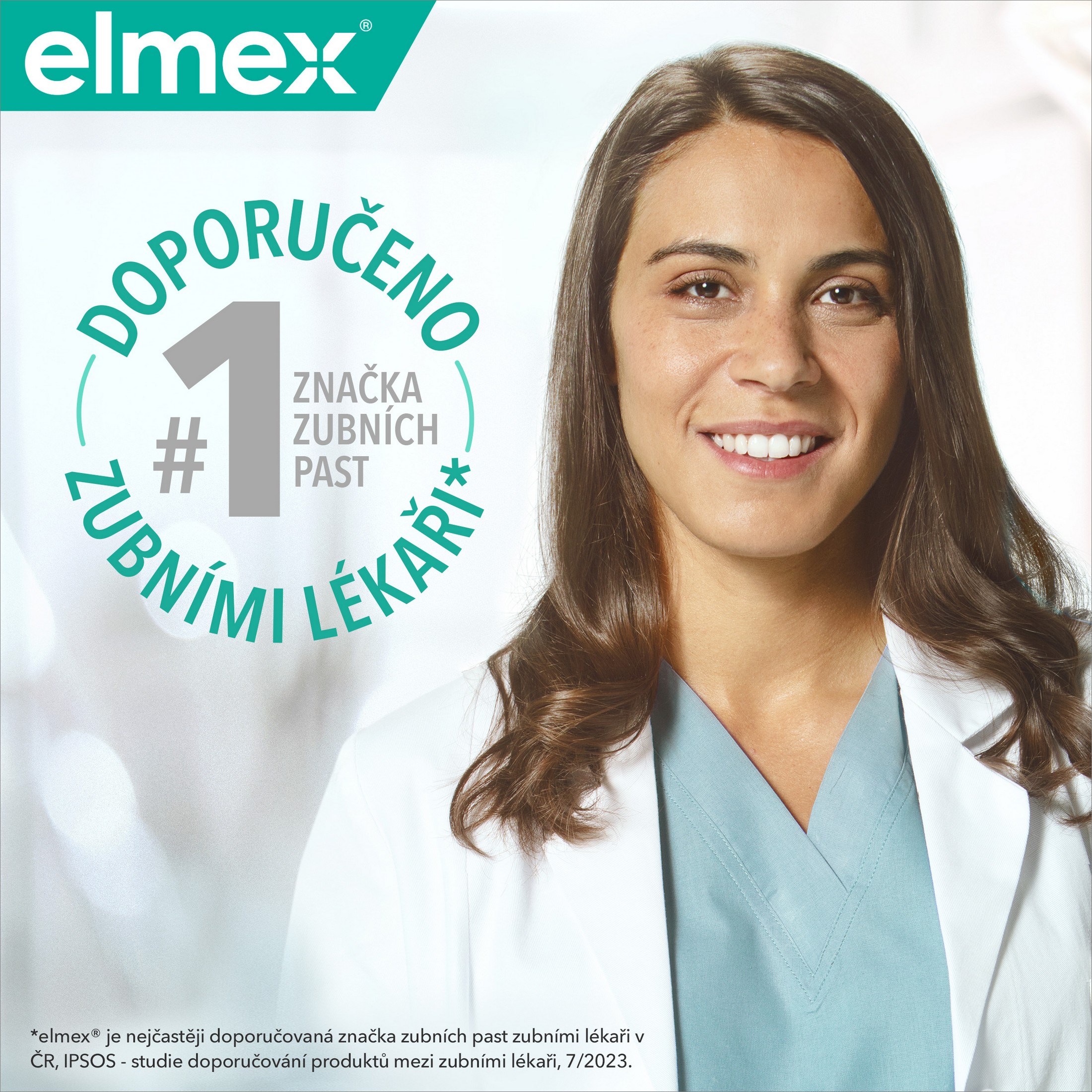 Elmex Sensitive zubní pasta 75 ml + zubní kartáček